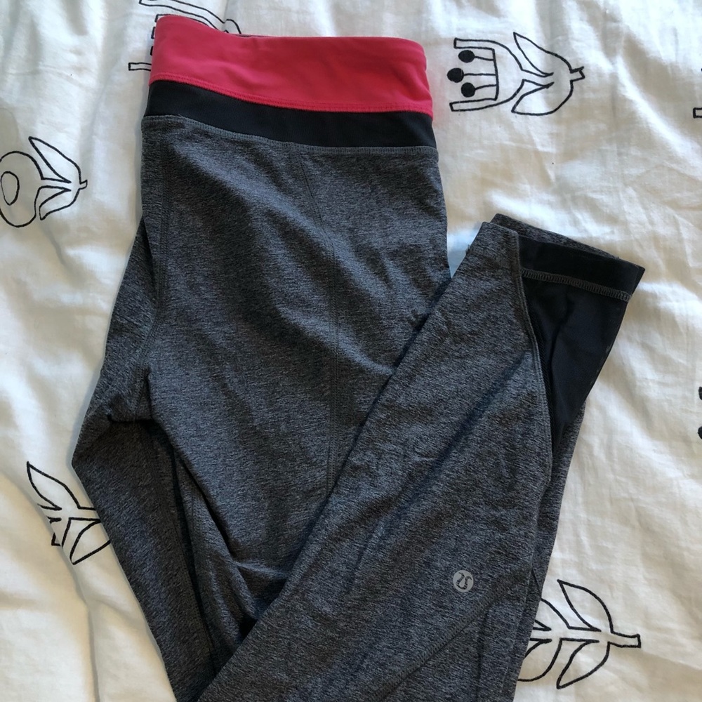 Lululemon sz 10 gray 7/8 leggings